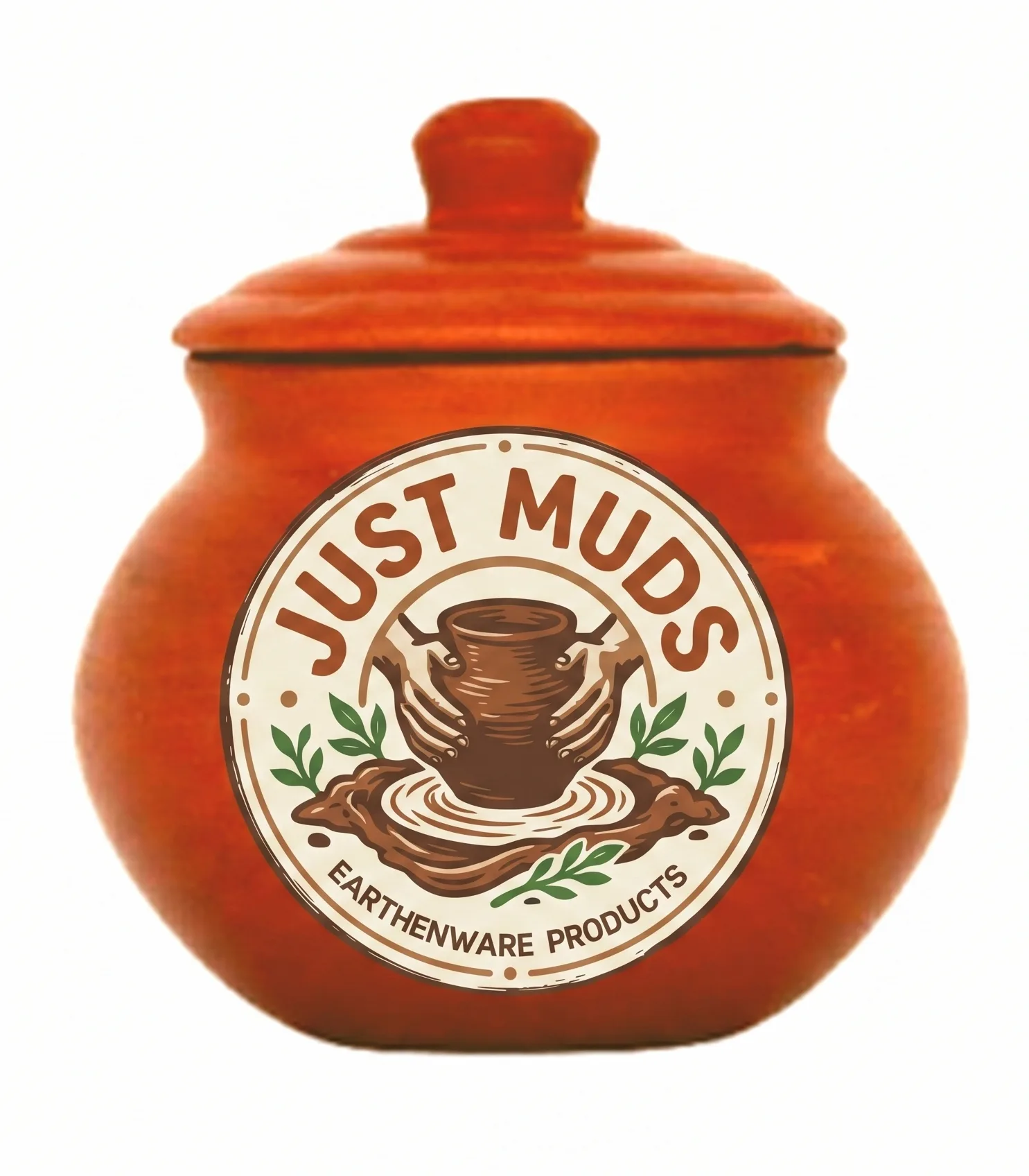 Clay Curd Pot with Cap 350 ML